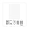 Loose White Memo Sheets, 4 X 6, Unruled, Plain White, 500/pack