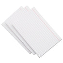 Ruled Index Cards, 5 X 8, White, 500/pack