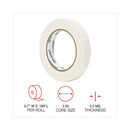 Removable General-purpose Masking Tape, 3" Core, 18 Mm X 54.8 M, Beige, 6/pack