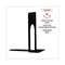 Economy Bookends, Standard, 5.88 X 8.25 X 9, Heavy Gauge Steel, Black, 1 Pair