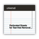 Premium Ruled Writing Pads With Heavy-duty Back, Narrow Rule, Black Headband, 50 White 5 X 8 Sheets, 6/pack