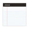 Premium Ruled Writing Pads With Heavy-duty Back, Narrow Rule, Black Headband, 50 White 5 X 8 Sheets, 12/pack