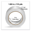 Deluxe General-purpose Acrylic Box Sealing Tape, 1.7 Mil, 3" Core, 1.88" X 109 Yds, Clear, 6/pack