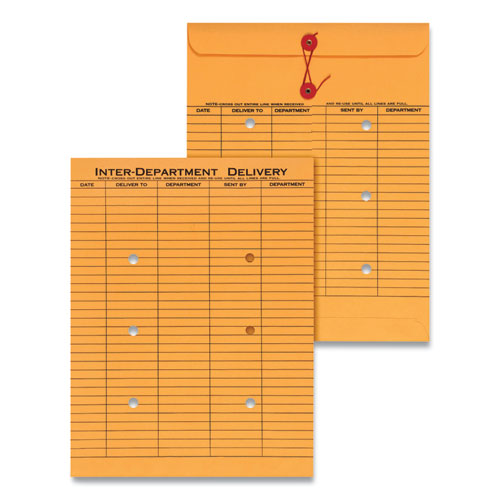 Light Brown Kraft String/button Interoffice Envelope,