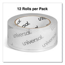 Deluxe General-purpose Acrylic Box Sealing Tape, 3" Core, 1.88" X 109 Yds, Clear, 12/pack