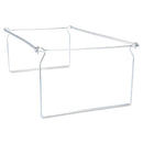 Screw-together Hanging Folder Frame, Legal Size, 23" To 26.77" Long, Silver, 6/box