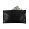 Zippered Wallets/cases, Leatherette Pu, 11 X 6, Black, 2/pack