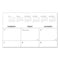 Desk Pad Calendar, 22 X 17, White/black Sheets, Black Binding, Clear Corners, 12-month (jan To Dec): 2024