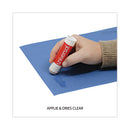 Glue Stick, 0.74 Oz, Applies Purple, Dries Clear, 12/pack