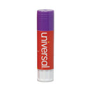 Glue Stick, 1.3 Oz, Applies Purple, Dries Clear, 12/pack