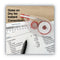 Side-application Correction Tape, Non-refillable, Transparent Gray/red Applicator,  0.2" X 393", 10/pack