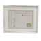 Plastic Document Frame With Mat, 11 X 14 And 8.5 X 11 Inserts, Metallic Silver