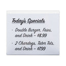 Wall Mount Sign Holder, 11 X 8.5, Horizontal, Clear, 2/pack