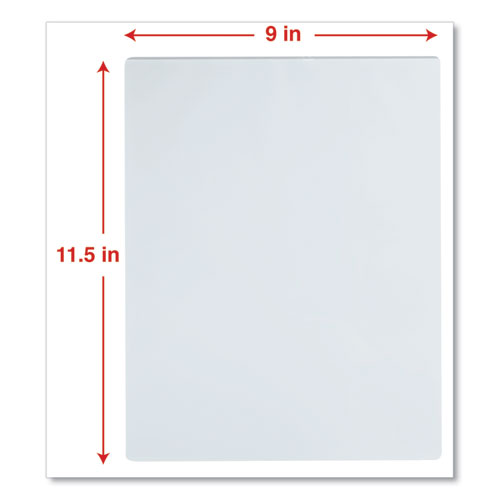 Laminating Pouches, 5 Mil, 9" X 11.5", Gloss Clear, 100/pack