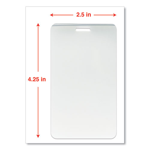 Laminating Pouches, 5 Mil, 2.5" X 4.25", Gloss Clear, 25/pack