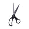 Stainless Steel Office Scissors, 8.5" Long, 3.75" Cut Length, Black Offset Handle