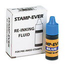 Refill Ink For Clik! And Universal Stamps, 7 Ml Bottle, Blue