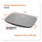 Steppie Balance Board, 22.5w X 14.5d X 2.13h, Two-tone Gray