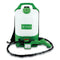 Professional Cordless Electrostatic Backpack Sprayer, 2.25 Gal, 0.65" X 48" Hose, Green/translucent White/black