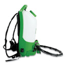 Professional Cordless Electrostatic Backpack Sprayer, 2.25 Gal, 0.65" X 48" Hose, Green/translucent White/black