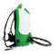 Professional Cordless Electrostatic Backpack Sprayer, 2.25 Gal, 0.65" X 48" Hose, Green/translucent White/black