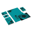 Color Cardstock, 65 Lb Cover Weight, 8.5 X 11, Terrestrial Teal, 250/pack