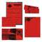 Color Paper, 24 Lb Bond Weight, 8.5 X 11, Re-entry Red, 500 Sheets/ream