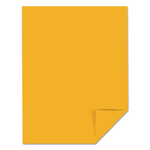 Color Cardstock, 65 Lb Cover Weight, 8.5 X 11, Galaxy Gold, 250/pack