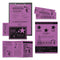 Color Cardstock, 65 Lb Cover Weight, 8.5 X 11, Planetary Purple, 250/pack