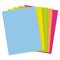 Color Cardstock -"bright" Assortment, 65 Lb Cover Weight, 8.5 X 11, Assorted, 250/pack