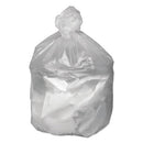 Can Liners, 16 Gal, 8 Microns, 24" X 33", Natural, 50 Bags/roll, 20 Rolls/carton