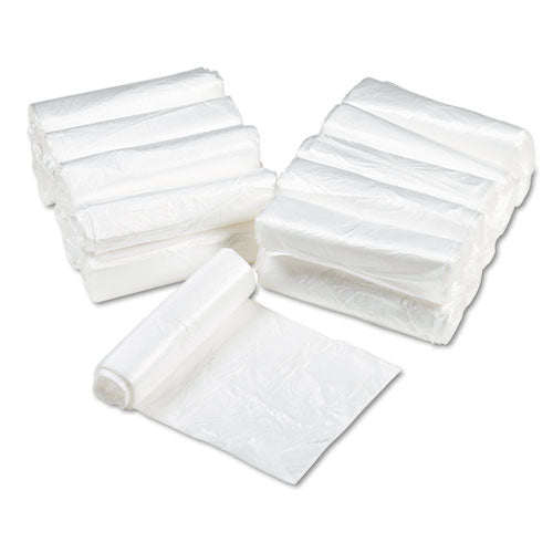 Can Liners, 33 Gal, 11 Microns, 33" X 40", Natural, 25 Bags/roll, 20 Rolls/carton