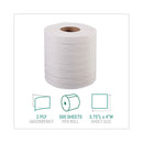 Bath Tissue, Septic Safe, Individually Wrapped Rolls, 2-ply, White, 500 Sheets/roll, 96 Rolls/carton