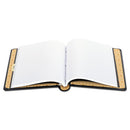 Looseleaf Corporation Minute Book, 1-subject, Unruled, Black/gold Cover, (250) 11 X 8.5 Sheets