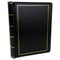 Looseleaf Corporation Minute Book, 1-subject, Unruled, Black/gold Cover, (250) 11 X 8.5 Sheets