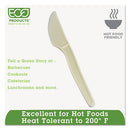 Ecosense Renewable Plant Starch Cutlery, Knife, 7", 50/pack, 20 Pack/carton