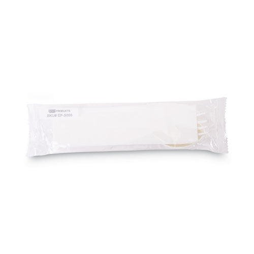 Ecosense Renewable Psm Wrapped Cutlery Kit, White, 250/carton