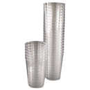 Comet Plastic Tumblers, 10 Oz, Clear, 25/pack, 20 Packs/carton