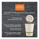 No Tree Paper Bowls, 12 Oz, 4.4" Diameter X 2.5"h, Natural, Sugarcane, 500/carton