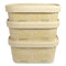 No Tree Rectangular Containers, 16 Oz, 4.7 X 6.8 X 1.6, Natural, Sugarcane, 300/carton