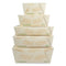 No Tree Folded Takeout Containers, 26 Oz, 4.2 X 5.2 X 2.5, Natural, Sugarcane, 450/carton