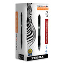 Sarasa Dry Gel X20 Gel Pen Value Pack, Retractable, Medium 0.7 Mm, Black Ink, Smoke Barrel, 24/box