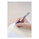 Z-grip Flight Ballpoint Pen, Retractable, Bold 1.2 Mm, Blue Ink, White Barrel, 12/pack