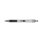 F-301 Ballpoint Pen, Retractable, Fine 0.7 Mm, Black Ink, Stainless Steel/black Barrel, 2/pack