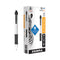 Sarasa Dry X20+ Gel Pen, Retractable, Fine 0.7 Mm, Black Ink, White Barrel, Dozen