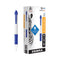 Sarasa Dry X20+ Gel Pen, Retractable, Fine 0.7 Mm, Blue Ink, White Barrel, Dozen