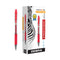 Sarasa Dry Gel X20 Gel Pen, Retractable, Medium 0.7 Mm, Red Ink, Translucent Red Barrel, 12/pack