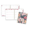 Thicket Weekly/monthly Planner, Floral Artwork, 11 X 9.25, Gray/rose/peach Cover, 12-month (jan To Dec): 2024