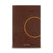 One-day-per-page Planning Notebook, 9 X 6, Dark Brown/orange Cover, 12-month (jan To Dec): 2024