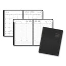 Contemporary Lite Weekly/monthly Planner, 11 X 8.25, Black Simulated Leather Cover, 12-month (jan To Dec): 2024